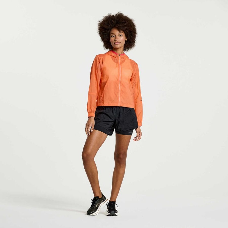 Orange Saucony Elevate Packaway Women's Jackets | Philippines S58304-E02