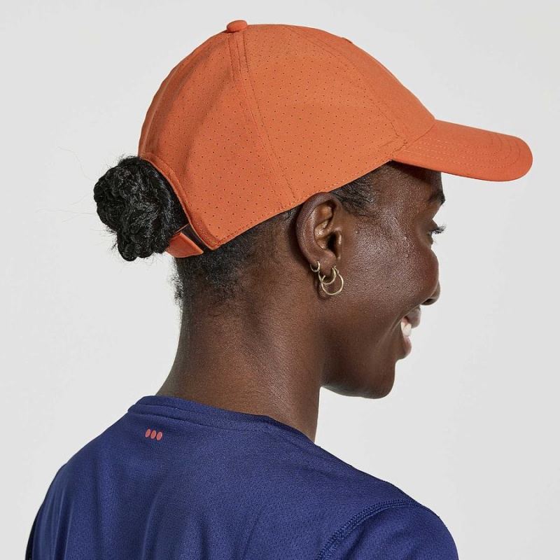 Orange Saucony Outpace Petite Men's Hats | Philippines S24589-M61