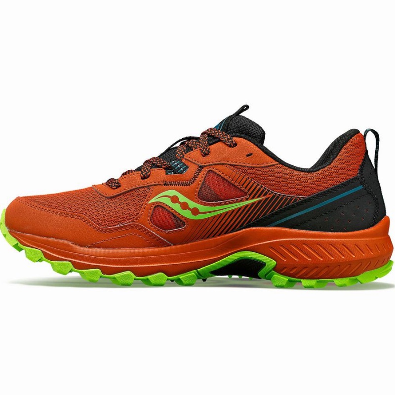 Orange / Green Saucony Excursion TR16 Men's Trail Running Shoes | Philippines S28341-B43