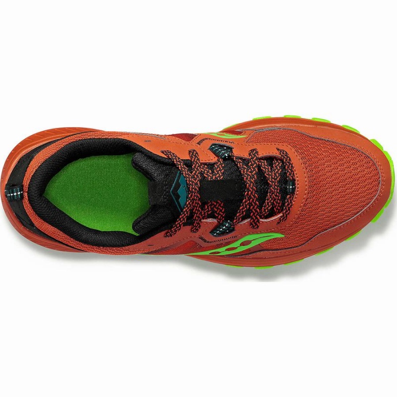 Orange / Green Saucony Excursion TR16 Men's Trail Running Shoes | Philippines S28341-B43