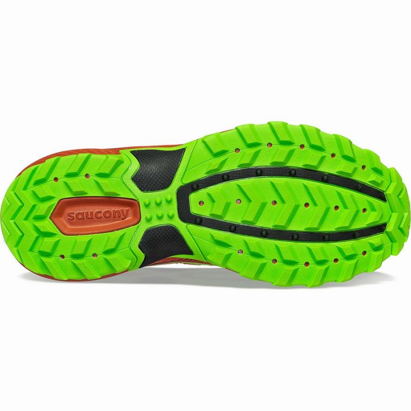 Orange / Green Saucony Excursion TR16 Men's Trail Running Shoes | Philippines S28341-B43