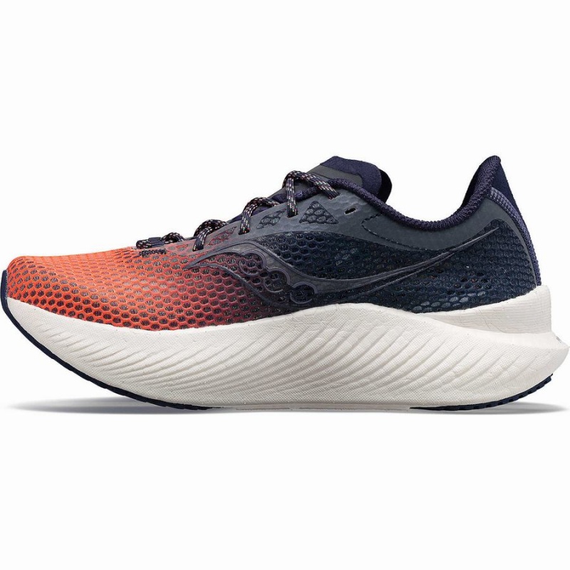 Orange / Navy Saucony VIZIPRO Endorphin Pro 3 Women's Running Shoes | Philippines S29768-Q34