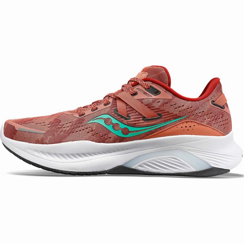 Orange / Turquoise Saucony Guide 16 Wide Women's Running Shoes | Philippines S24516-A18