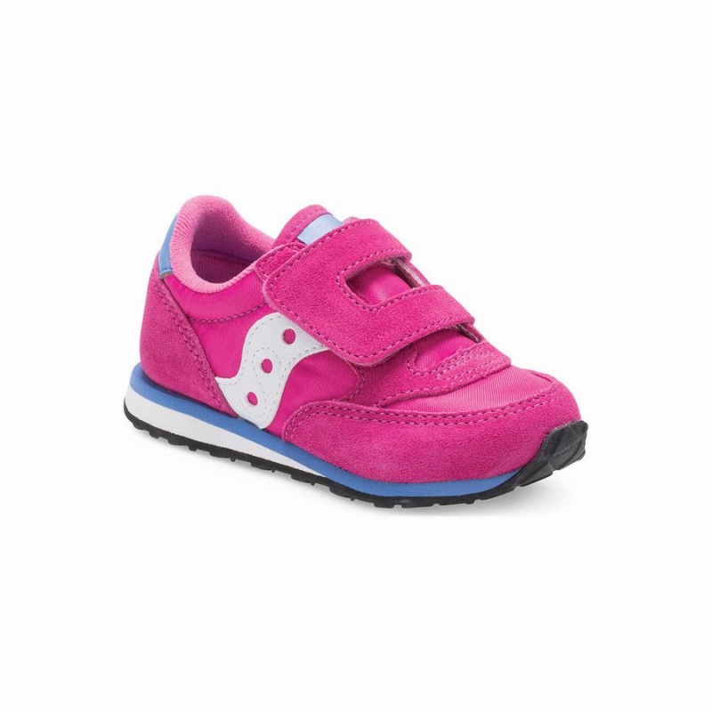 Pink Saucony Baby Jazz Hook & Loop Kids' Sneakers | Philippines S56204-E57