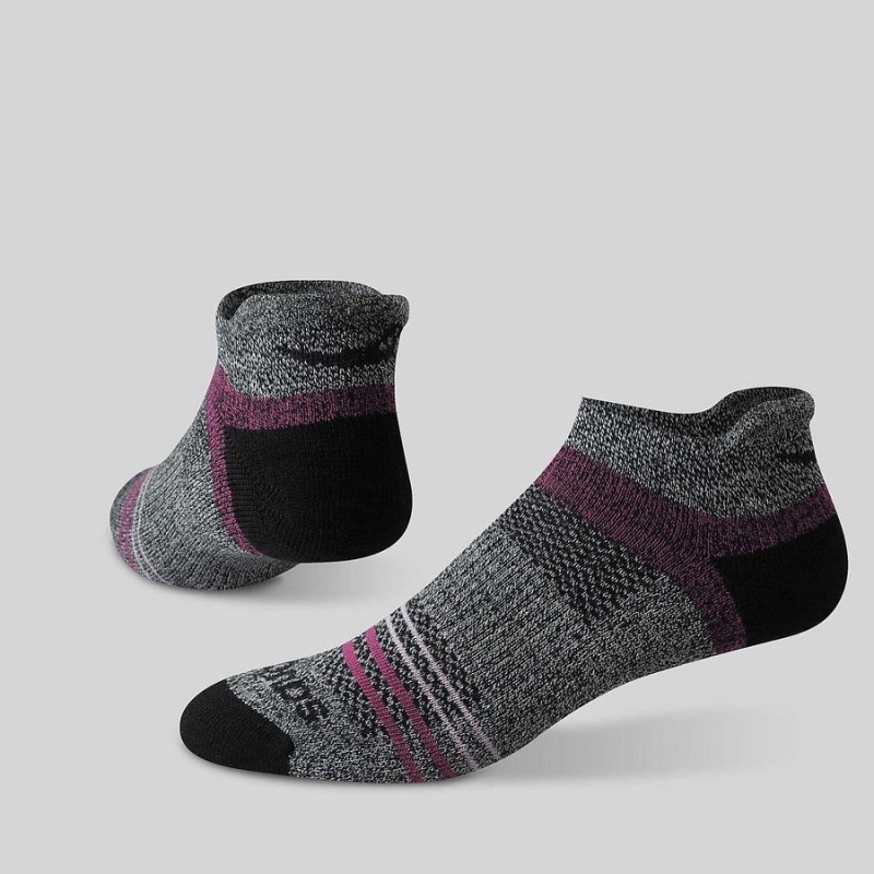 Pink Saucony Inferno Merino Wool Blend No Show 3-Pack Women's Socks | Philippines S49312-T18