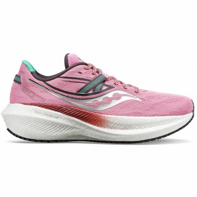 Pink Saucony Triumph 20 Women\'s Running Shoes | Philippines S76249-S75