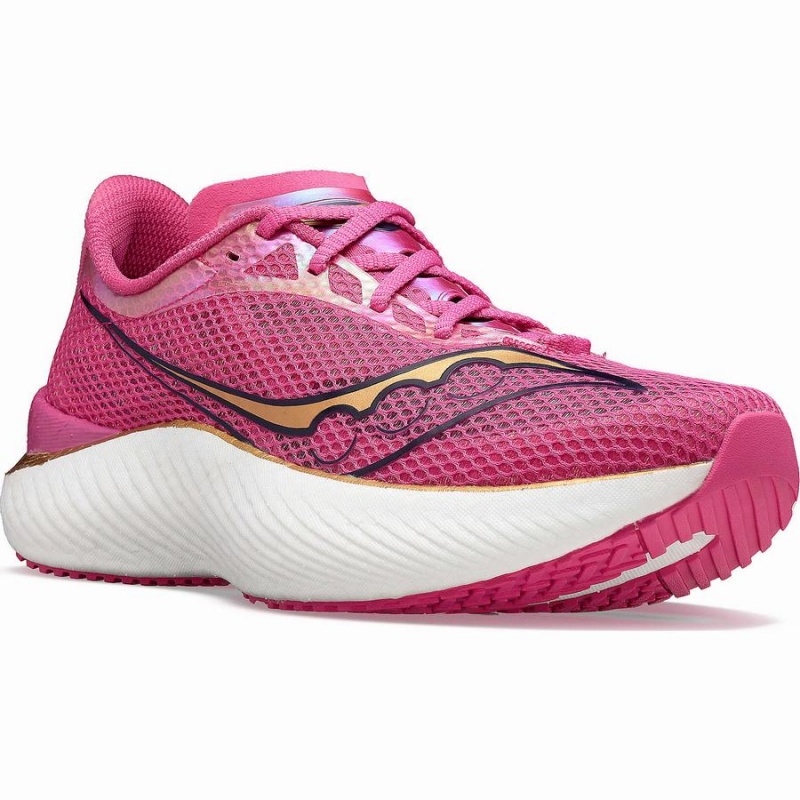 Pink / Navy Saucony Endorphin Pro 3 Men's Running Shoes | Philippines S27958-H86