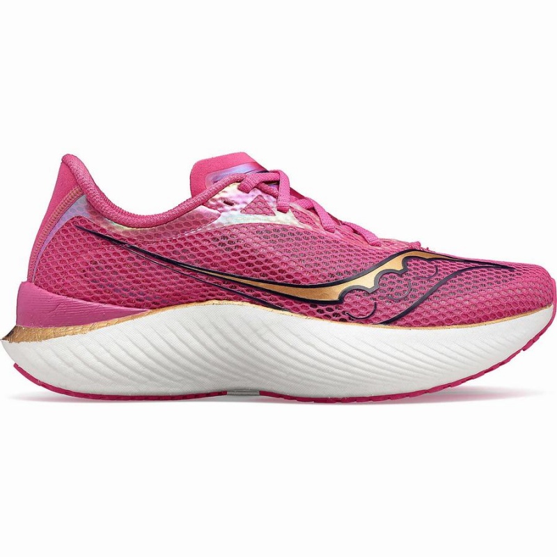 Pink / Navy Saucony Endorphin Pro 3 Men\'s Running Shoes | Philippines S27958-H86