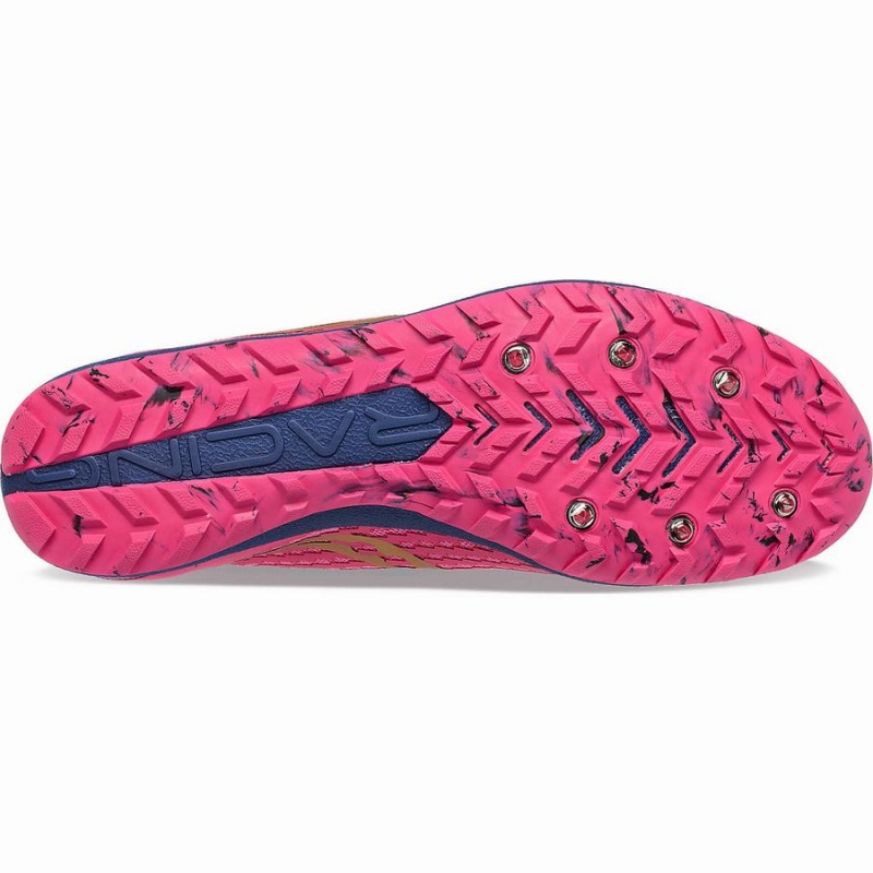 Pink / Navy Saucony Havok XC 3 Spike Men's Track Spikes | Philippines S47593-L94