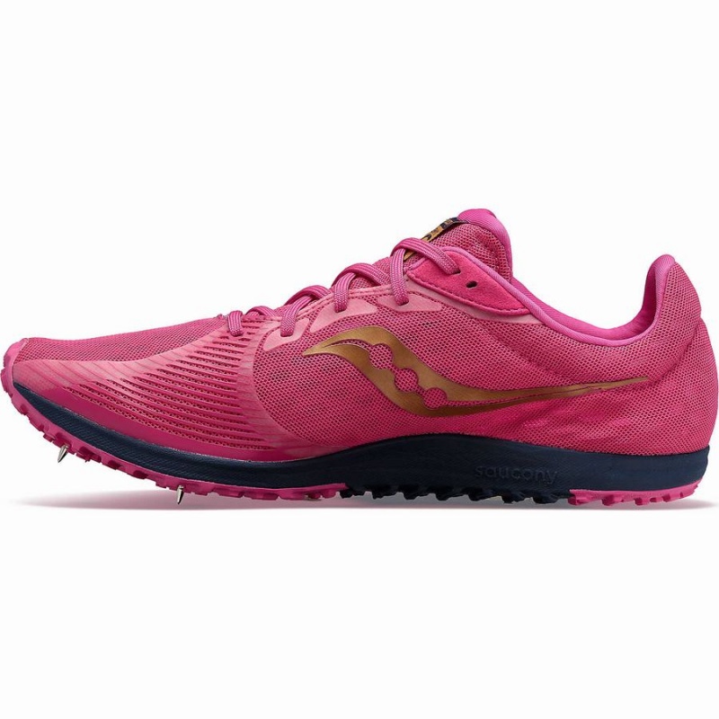 Pink / Navy Saucony Kilkenny XC9 Spike Men's Track Spikes | Philippines S39287-M84