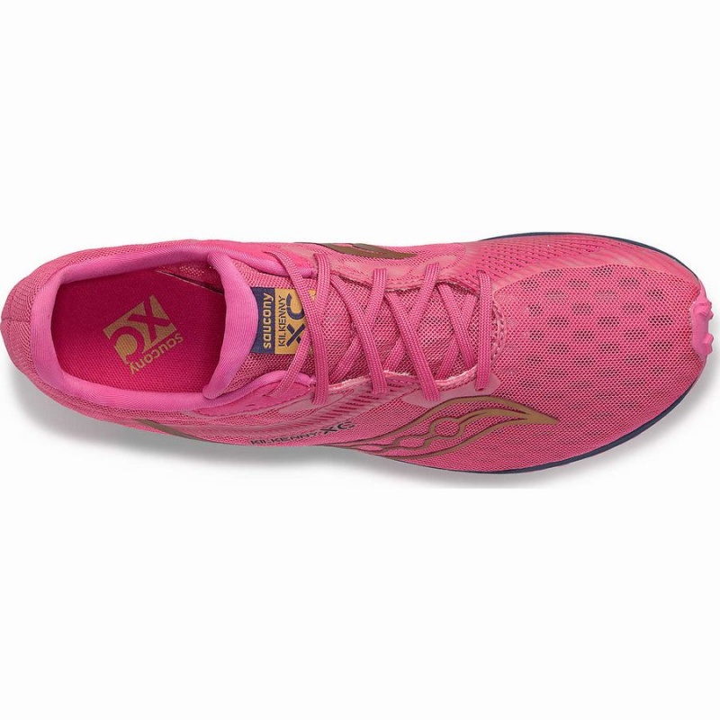 Pink / Navy Saucony Kilkenny XC9 Spike Men's Track Spikes | Philippines S39287-M84