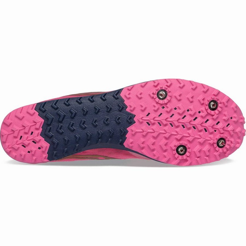 Pink / Navy Saucony Kilkenny XC9 Spike Men's Track Spikes | Philippines S39287-M84