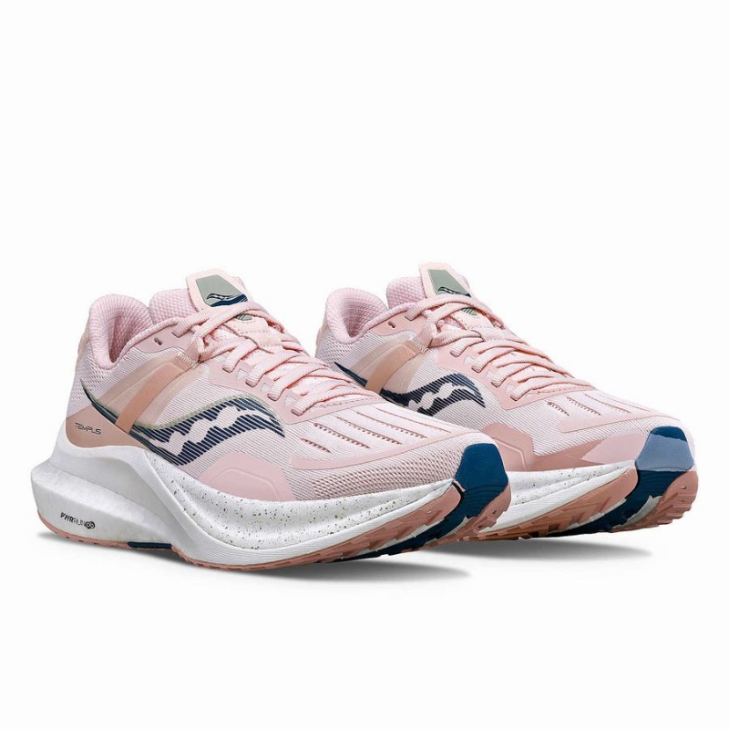 Pink / Navy Saucony Tempus Women's Running Shoes | Philippines S52708-Y74