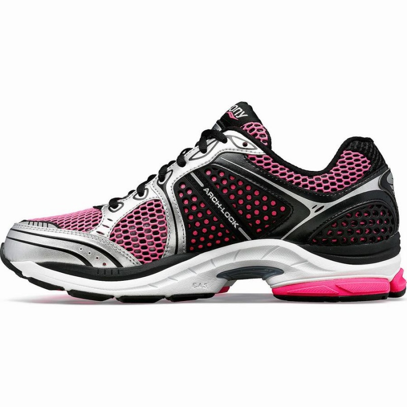 Pink / Silver Saucony ProGrid Triumph 4 Women's Sneakers | Philippines S07948-P91