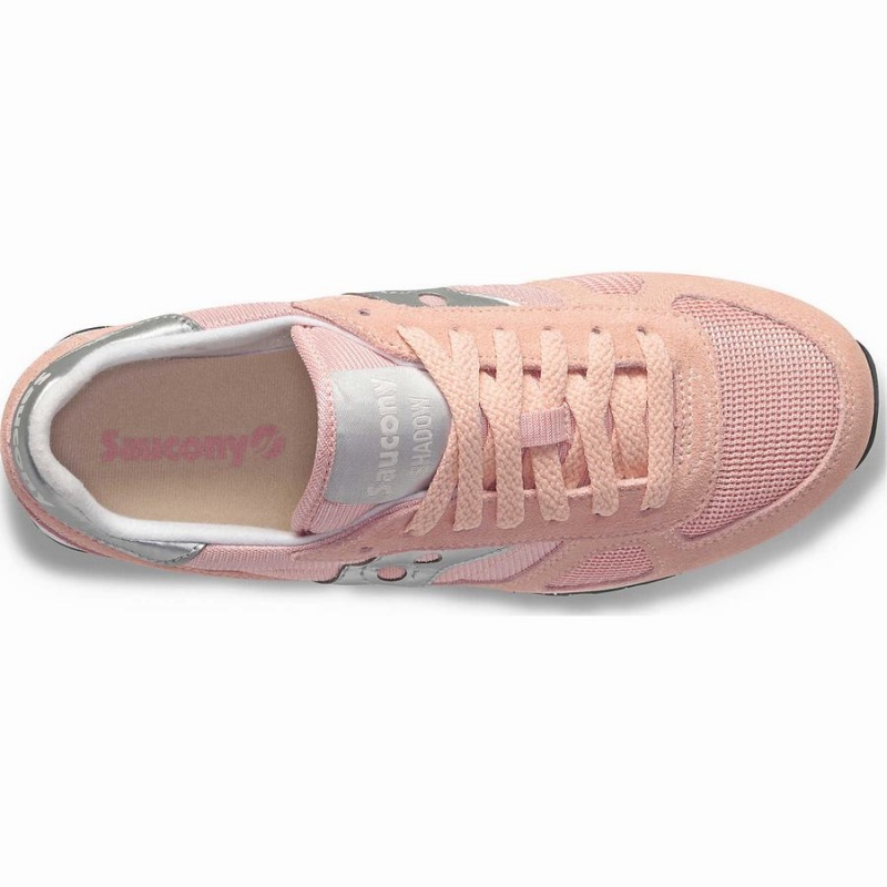 Pink / Silver Saucony Shadow Original Women's Sneakers | Philippines S51403-X73