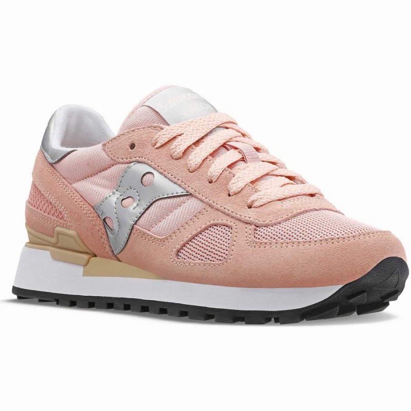 Pink / Silver Saucony Shadow Original Women's Sneakers | Philippines S51403-X73