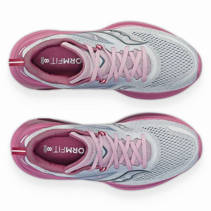 Purple Saucony Omni 22 Wide Women's Running Shoes | Philippines S78416-L29