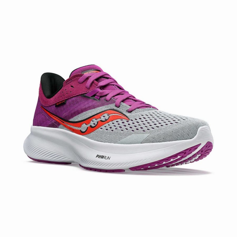 Purple Saucony Ride 16 Women's Running Shoes | Philippines S90437-Z72