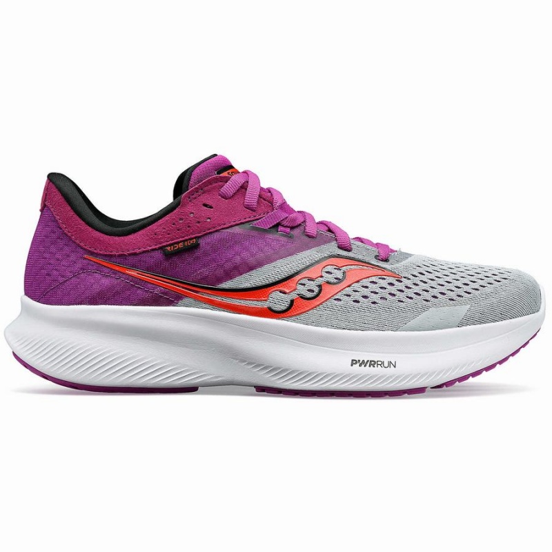 Purple Saucony Ride 16 Women\'s Running Shoes | Philippines S90437-Z72