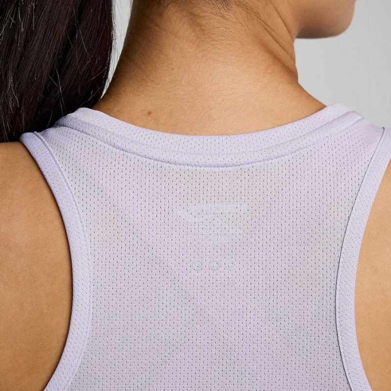 Purple Saucony Stopwatch Singlet Women's Tank Top | Philippines S17930-R37