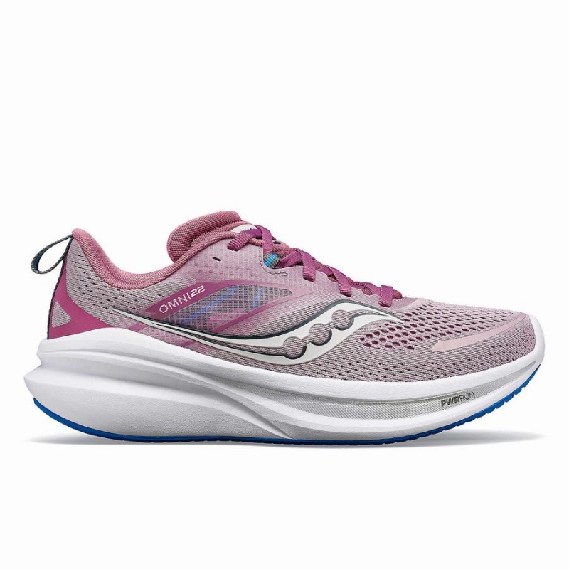 Purple / Deep Blue Saucony Omni 22 Women\'s Running Shoes | Philippines S56819-N76