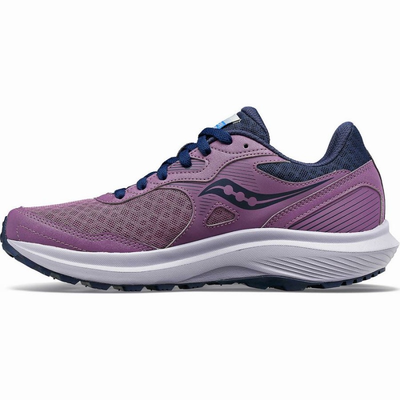 Purple / Navy Saucony Cohesion TR16 Women's Trail Running Shoes | Philippines S12035-X10