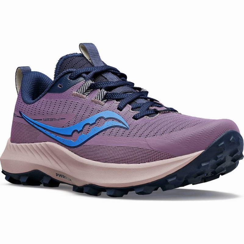 Purple / Navy Saucony Peregrine 13 Women's Trail Running Shoes | Philippines S50192-J85