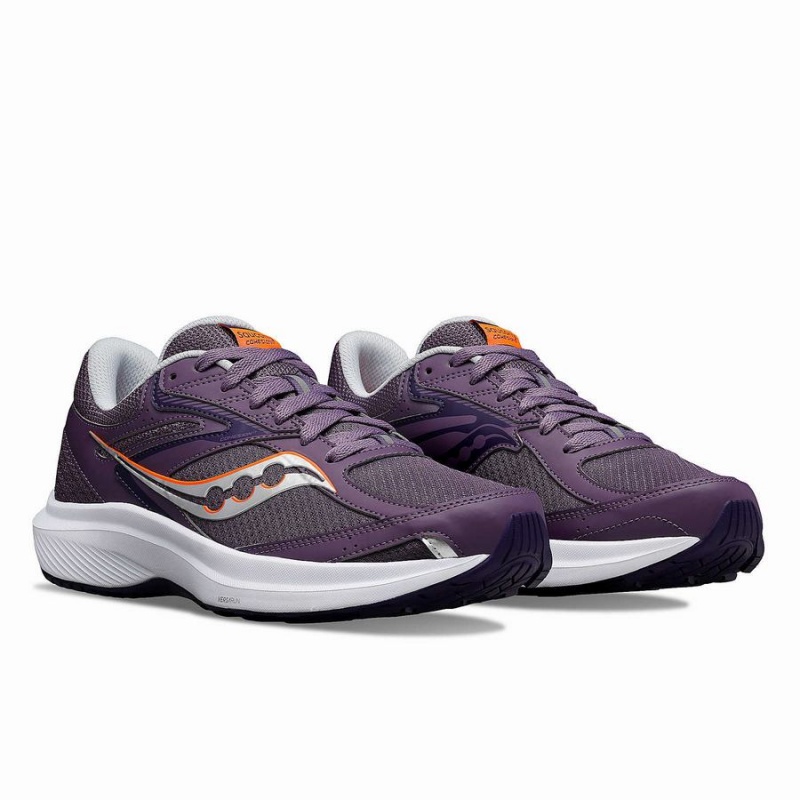 Purple / Red Saucony Cohesion 17 Women's Running Shoes | Philippines S72850-Y45