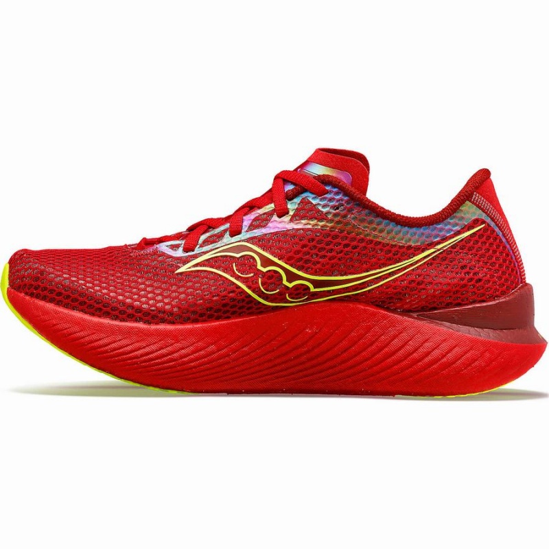 Red Saucony Endorphin Pro 3 Men's Running Shoes | Philippines S47038-L59