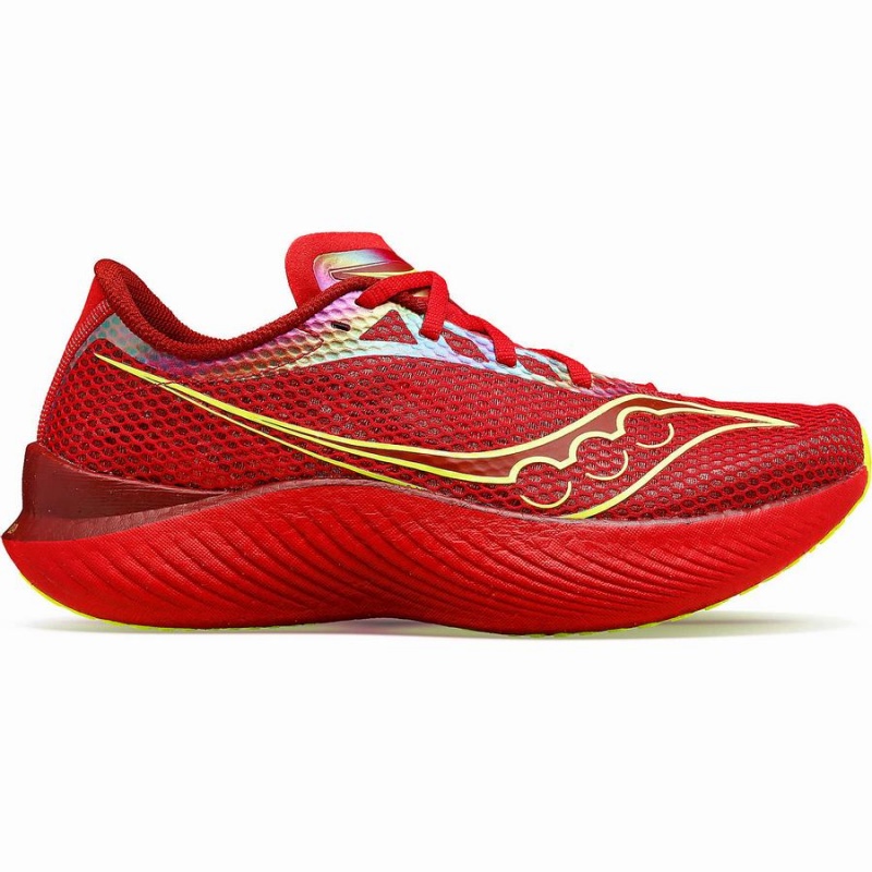 Red Saucony Endorphin Pro 3 Men\'s Running Shoes | Philippines S47038-L59