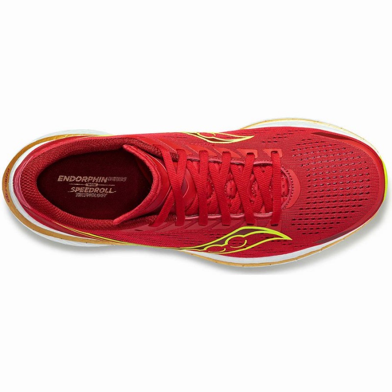 Red Saucony Endorphin Speed 3 Men's Running Shoes | Philippines S56074-E07