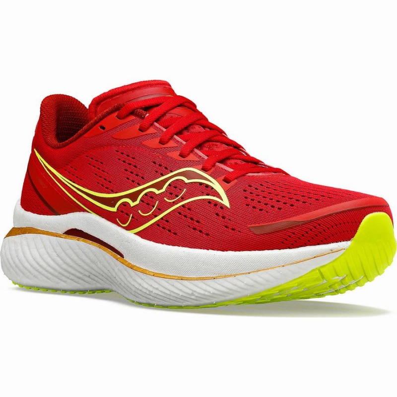 Red Saucony Endorphin Speed 3 Men's Running Shoes | Philippines S56074-E07