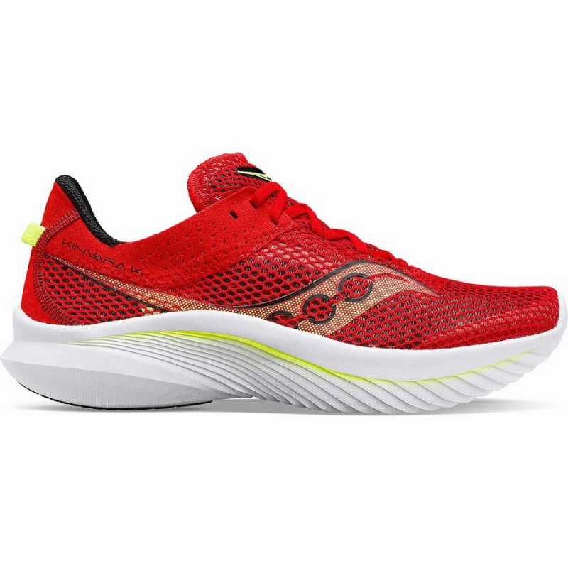 Red Saucony Kinvara 14 Men\'s Running Shoes | Philippines S25819-P90