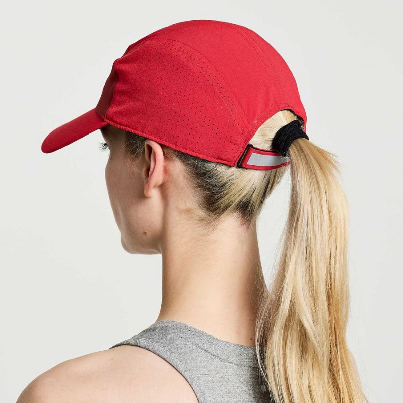 Red Saucony Outpace Women's Hats | Philippines S96315-L68