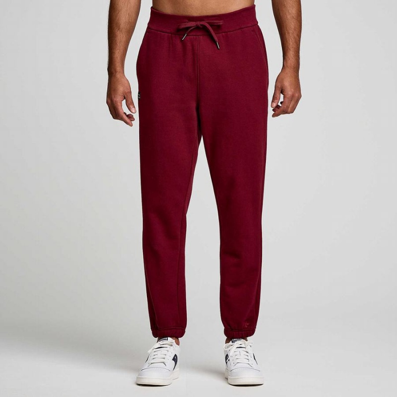 Red Saucony Recovery Women's Sweatpants | Philippines S57138-X19