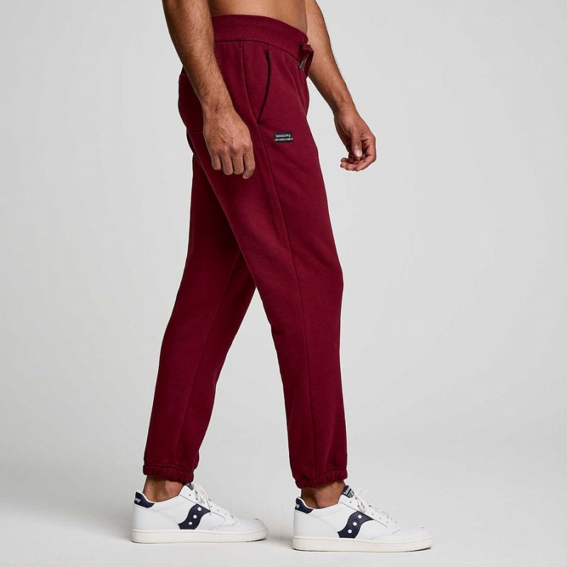 Red Saucony Recovery Women's Sweatpants | Philippines S57138-X19