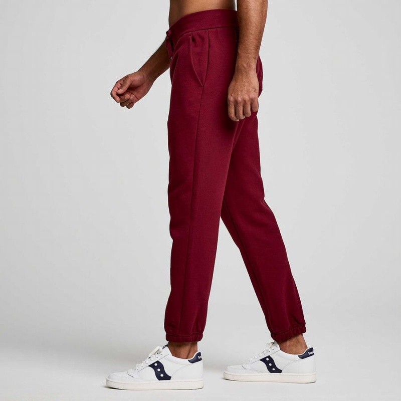 Red Saucony Recovery Women's Sweatpants | Philippines S57138-X19