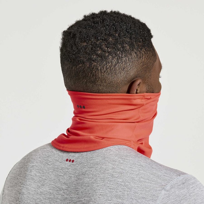 Red Saucony Solstice Gaiter Men's Neck Warmer | Philippines S52619-V60