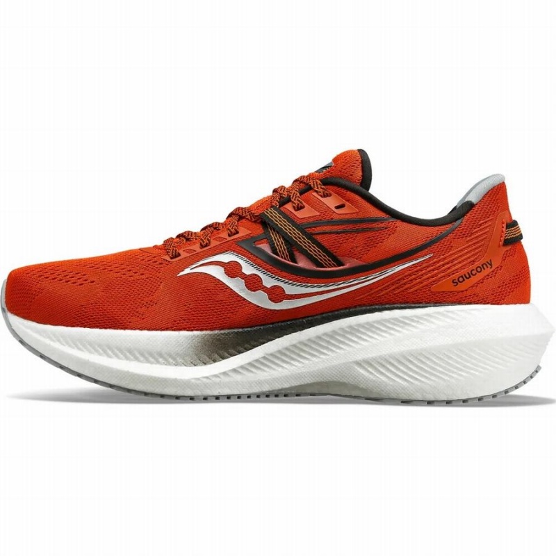 Red Saucony Triumph 20 Men's Running Shoes | Philippines S13952-J59