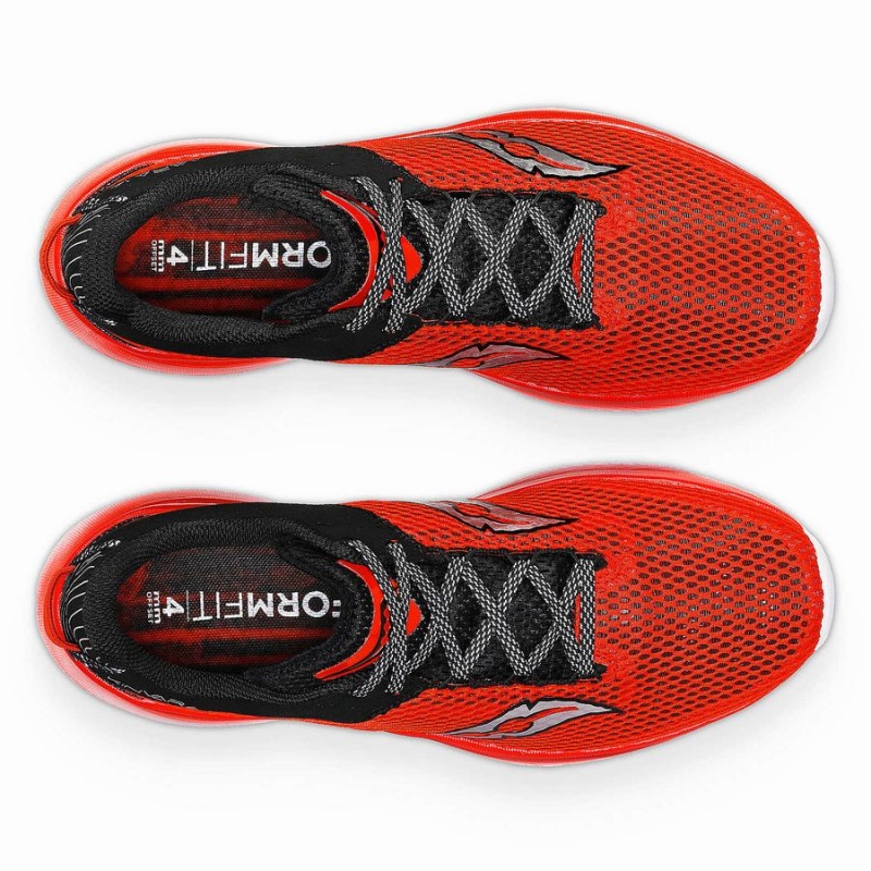 Red / Black Saucony Jay's Kinvara 14 Men's Running Shoes | Philippines S53047-K12