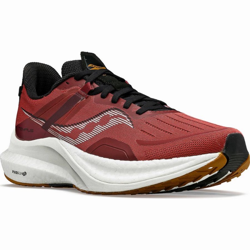 Red / Black Saucony Tempus Men's Running Shoes | Philippines S37496-X90