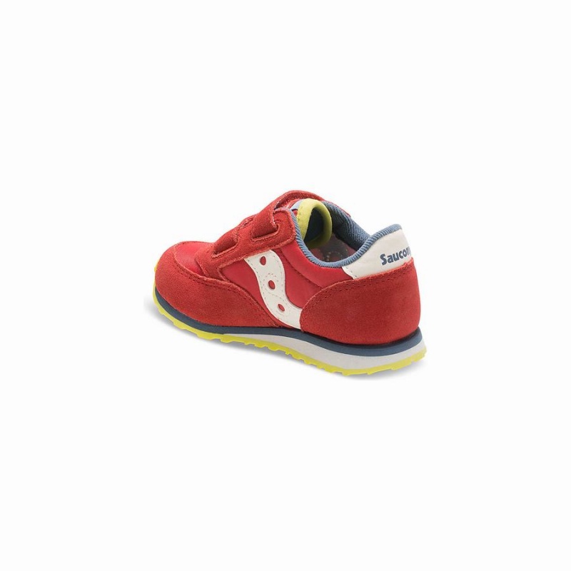 Red / Blue / Light Green Saucony Baby Jazz Hook & Loop Kids' Sneakers | Philippines S72519-L98