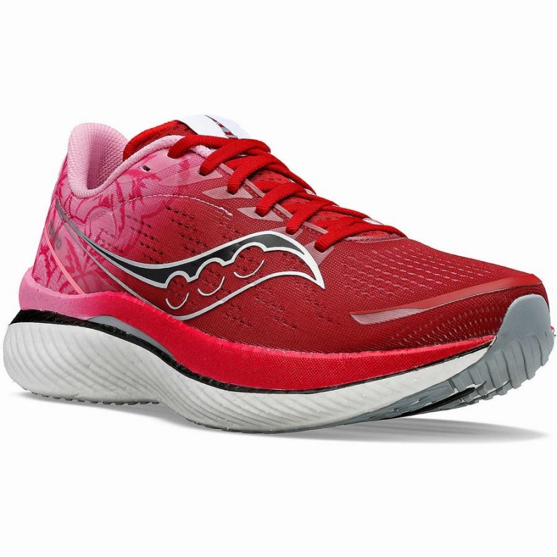 Red / Grey Saucony Tokyo Endorphin Speed 3 Men's Running Shoes | Philippines S20496-C37