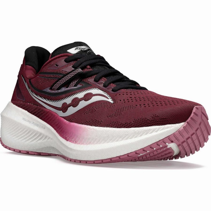 Red / Rose Saucony Triumph 20 Women's Running Shoes | Philippines S41320-X57