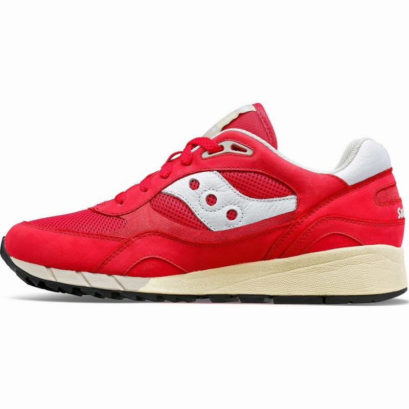 Red / White Saucony Shadow 6000 Premium Men's Sneakers | Philippines S53947-A13