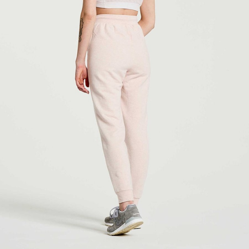 Rose Saucony Rested Women's Sweatpants | Philippines S37546-E79