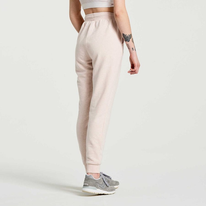 Rose Saucony Rested Women's Sweatpants | Philippines S37546-E79