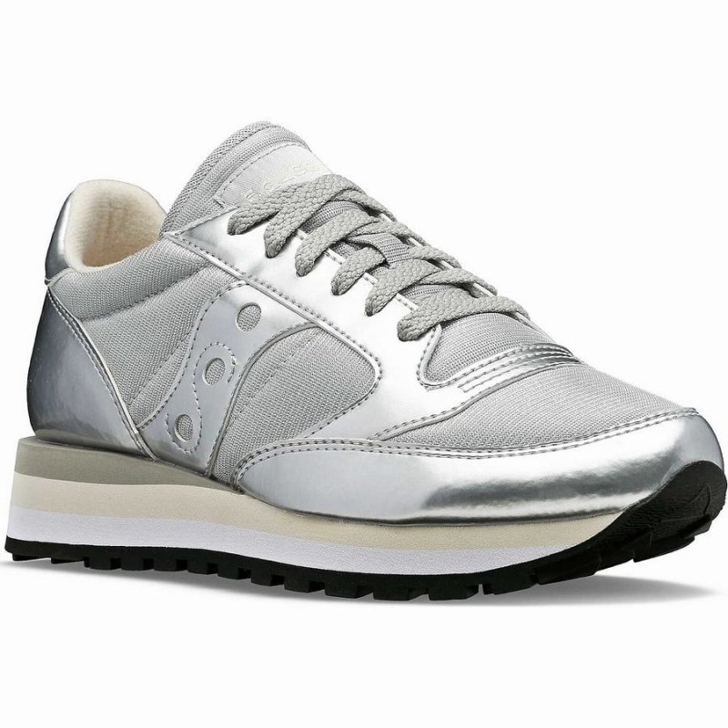 Silver Saucony Jazz Triple Women's Sneakers | Philippines S84361-T37