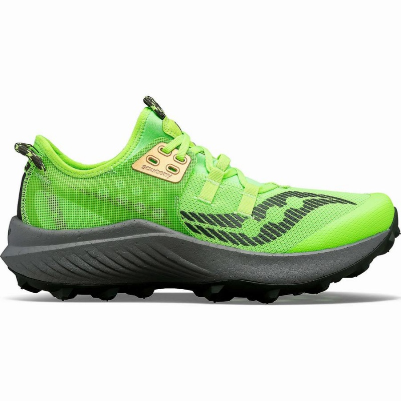 Slime / Umbra Saucony Endorphin Rift Men\'s Running Shoes | Philippines S62780-S38