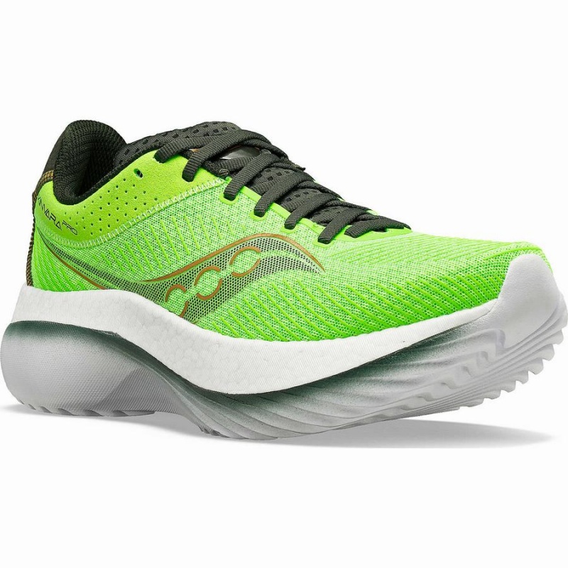 Slime / Umbra Saucony Kinvara Pro Men's Running Shoes | Philippines S57689-K78